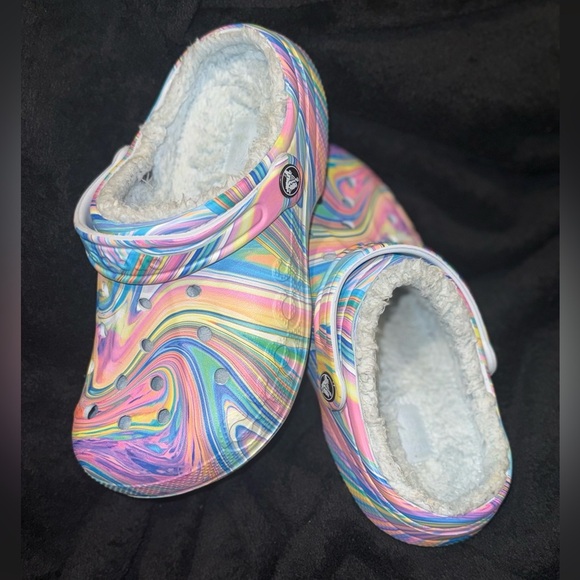 Crocs Adult Unisex Baya Lined Printed Clog Multicolor Size M-4 W-6 - Picture 7 of 14